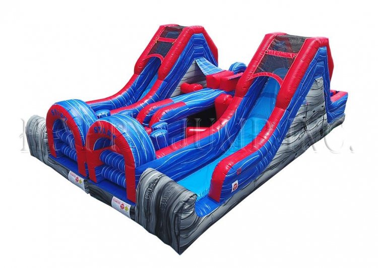 Double Lap Obstacle Challenge with Slide