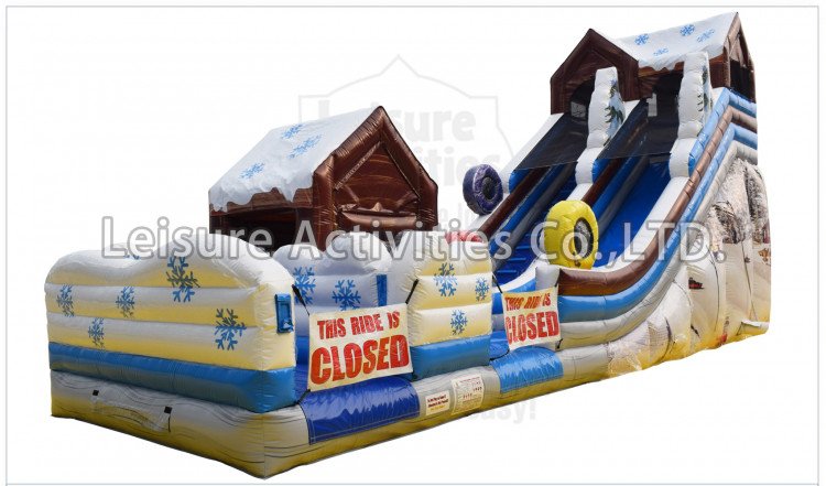 22ft Dual Lane Snow Tube Slide