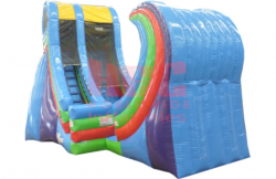 22ft Rampage Halfpipe Water Slide