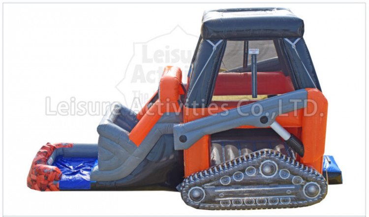 Skid Loader Single Lane Bounce and Slide