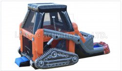 Skid Loader Single Lane Bounce and Slide