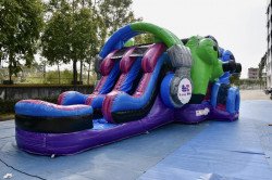 Game Zone Double Lane Bounce Water Slide