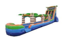 22ft Tropical Falls Double Lane Waterslide