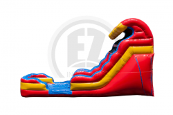 16ft Rainbow Double Lane Dry Slide