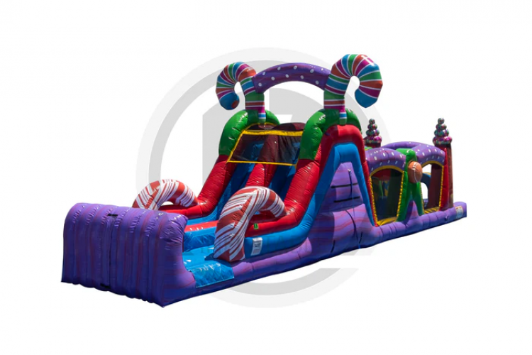 47' Sugar Rush Obstacle Dry Slide