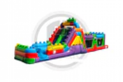 47' Building Block Obstacle Dry Slide