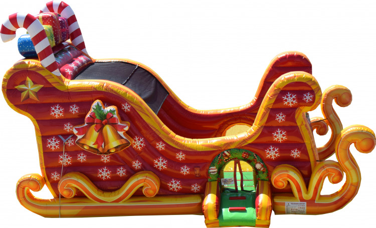 Santa Sleigh Bounce and Slide